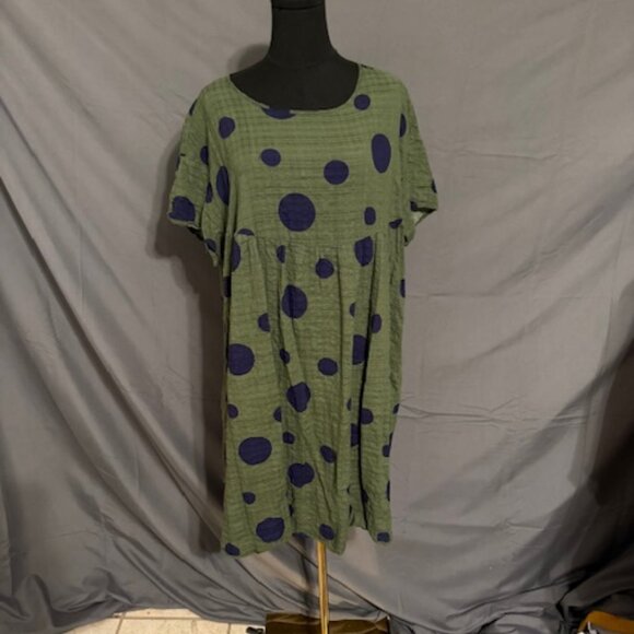 EMERY ROSE Spotted Dress Size 2X - Picture 1 of 3